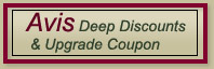 AVIS Car Rental Specials
